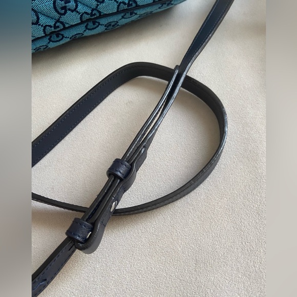 Gucci GG Marmont Small Blue Bag - Picture 8 of 10